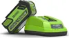 Greenworks 40V Schnellladegerät 4A G40UC4 (ohne Akku) Produktbild-Vorschau 1