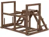 PawHut kippen speelstructuur, hout, met kippenstangen, Productafbeelding-voorbeeld 1