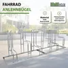 Fahrradständer für 6 Fahrräder höhenversetzt 210 x 75,5 cm Produktbild-Vorschau 2