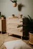 Finish Komoda Bali 03A Sonoma-Eiche und Raffia-Druck Podgląd zdjęcia produktu 9