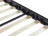 BELIANI Łóżko ze stelażem czarne metalowe 140 x 200 cm Podgląd zdjęcia produktu 5