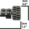 LEGO 72dílná sada kol, pneumatik a náprav - Náhradní díly - Náhled obrázku produktu 4