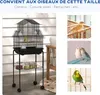 PawHut Cage à oiseaux sur pied, volière sur roulettes avec Voir les images du produit 7