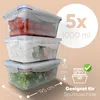 classbach® Frischhaltedosen mit Deckel | 5er Set | 100% Produktbild-Vorschau 11