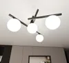 Lampa sufitowa Emibig 4xE14 40W SMART 4 BLACK/OPAL 1103/4 Podgląd zdjęcia produktu 6