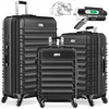 KESSER® Set da viaggio composto da 3 valigie rigide, taglie Anteprima dell’immagine prodotto 1