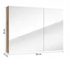 DomoDomo koupelnová nástěnná skříňka se zrcadlem 60 x 80 cm Náhled obrázku produktu 3