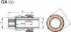 Gebo Quick QA 1/2" persaansluiting voor stalen buizen Productafbeelding-voorbeeld 15