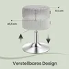 VASAGLE Schminkhocker Höhenverstellbarer Sitzhocker Rund Produktbild-Vorschau 7