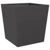 vidaXL Pflanzkübel Schwarz 50x50x50 cm Stahl Produktbild-Vorschau 1