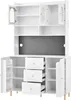 Merax Armoire de cuisine, Buffet Armoire haute avec 3 Voir les images du produit 11