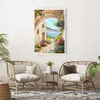 Poster - Poster ohne Rahmen - Haus Santorini Blumen - Produktbild-Vorschau 5