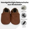 YALION® Baby Krabbelschuhe aus Echtleder, weiche Produktbild-Vorschau 3
