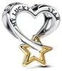 Slide-Charm coeur et étoiles, Moments, argent sterling de Voir les images du produit 4