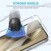 A screen protector is shown being tested against impact on a smartphone. Produktbild-Vorschau