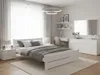Postel IKAROS DOUBLE 120x200, bílá, lať. rošt, bez matrace Náhled obrázku produktu 9