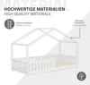 ML-Design Kinderbett Hausbett 90x200 cm Weiß, Holzbett mit Produktbild-Vorschau 5