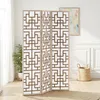 Shoji Prírodné drevo 3-dielny Room Divider Privacy Screen Náhľad obrázku produktu 3