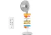 Fakir VC 80 DC, Domácí vrtulový ventilátor, Černá, Bílá, Náhled obrázku produktu 2