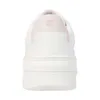 The back view of a white Tommy Hilfiger sneaker with pink accents. Náhled obrázku produktu