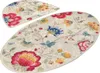 Set di 2 tappetini da bagno Arya Oval multicolore Anteprima dell’immagine prodotto 2