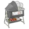 Beistellbett Baby,3 in 1 Reisebett Babybett,6 Fach Produktbild-Vorschau 2