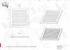 Żeliwny ruszt kominkowy cm. 23,5 x 23,5 H - grubość 1 cm DS Podgląd zdjęcia produktu 3
