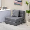 HOMCOM Schlafsessel klappbar, dunkelgrau, Schlafsofa & Produktbild-Vorschau 2