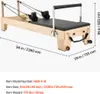 SucceBuy Pilates Reformer Appareil d'entraînement en bois Voir les images du produit 7
