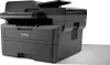 A black Brother multifunction printer is shown against a white background. Produktbild-Vorschau
