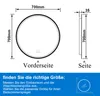 LED Badspiegel Rund 70cm mit Beschlagfrei Bluetooth Uhr 3 Produktbild-Vorschau 7