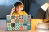 MuchoWow® Laptop Aufkleber Sticker Cover Blumen - Vintage - Produktbild-Vorschau 3