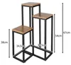 Ruhhy 25626, Blumentopfhalter, 67 x 34,5 x 34,5 cm, braun Produktbild-Vorschau 9