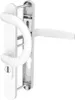 Schmalrahmengarnitur 8-72mm Schildgarnitur Weiss RAL9016 Produktbild-Vorschau 1