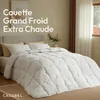 CASABEL Couette Très Chaude 2 personnes, 200x220cm, Blanc Voir les images du produit 2