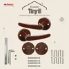 DOMINO Türgriff Drückergarnitur WC - Badezimmer Set | Produktbild-Vorschau 9