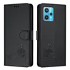 Leder Hülle für Realme 9 4G Süße Katze Flip Case Produktbild-Vorschau 2
