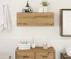 vidaXL Armadio a muro per bagno Artisan oak 80x25x30 cm Anteprima dell’immagine prodotto 3