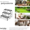 Etagère pour plantes droite 3 niveaux - noir Voir les images du produit 5