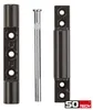 SOTECH Fensterband 95 mm Aluminium braun – Aufschraubband, Produktbild-Vorschau 3