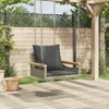 vidaXL Závesné kreslo s vankúšom Grey 63x62x40 cm Poly Náhľad obrázku produktu 3