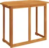 vidaXL Tavolo da bistrot 90x50x75 cm in legno massiccio di Anteprima dell’immagine prodotto 5