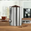 Barattolo per caffè in acciaio inox da 1 kg con cucchiaio Anteprima dell’immagine prodotto 7