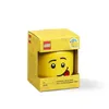 LEGO Mini tête de rangement STORAGE HEAD SILLY 360 ml jaune Voir les images du produit 6