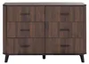 Komoda HWC-P42, kredens, 6 szuflad, 86 x 120 x 40 cm ~ Podgląd zdjęcia produktu 3
