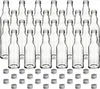 gouveo 24er Set Glasflaschen 200 ml Kropfhals mit Deckel Produktbild-Vorschau 1