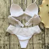 Badeanzug - Zweiteiliger Badeanzug - Damen - mit Spitze - Produktbild-Vorschau 6