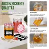 ACXIN set van 36 inmaakpotten met rood-wit geruit deksel – Productafbeelding-voorbeeld 7