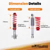 Kit de suspension sport pour Fiat Punto MK2 188 à traction Voir les images du produit 7