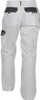 The back view of a pair of white and gray work pants. Produktbild-Vorschau